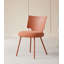 Chaise de salle à manger rembourrée en plastique moderne et simple-1375754581