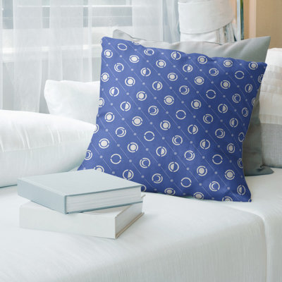 Motif de phases de lune classiques Coussin décoratif