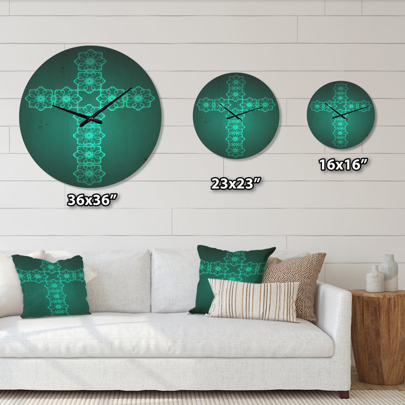 Horloge murale Turquoise, Petit