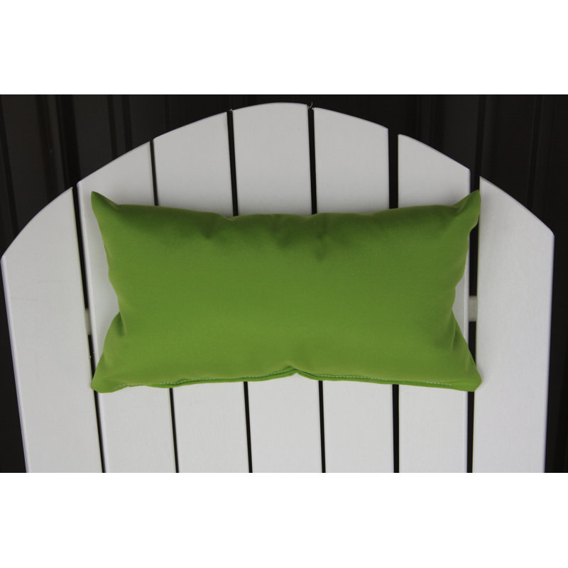 Outdoor Throw Pillow, Lime Green