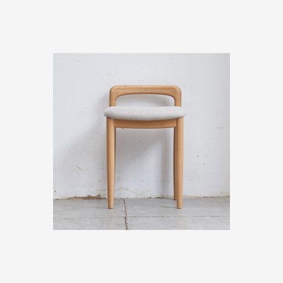 Natural Beech Wood Make-up Stool Bed Bench for Dining Room, Bedroom by Latitude Run