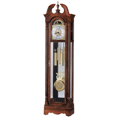 Horloge grand-père en bois massif 85,25 po Ridgeway