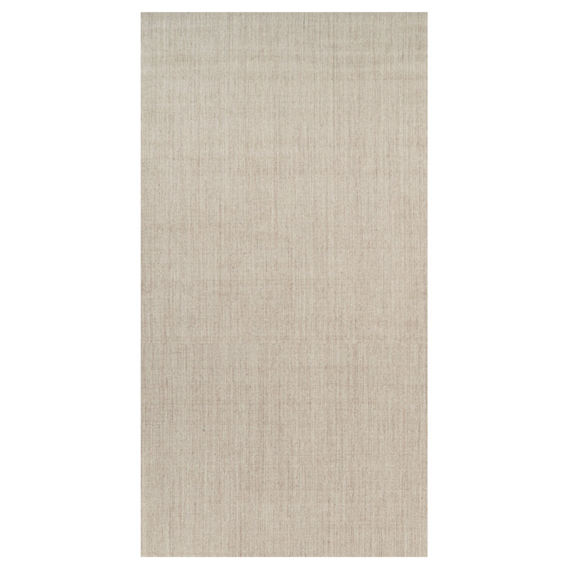 Rug & Kilim’S Oversized Modern Textural Solid Rug In Beige Tones And Striae