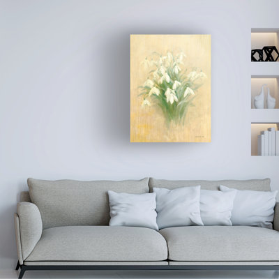 Bolog Danhui Nai January Snowdrops Canvas Art