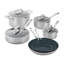 ZWILLING Clad CFX 10-Piece Stainless Steel Ceramic Nonstick Cookware Set