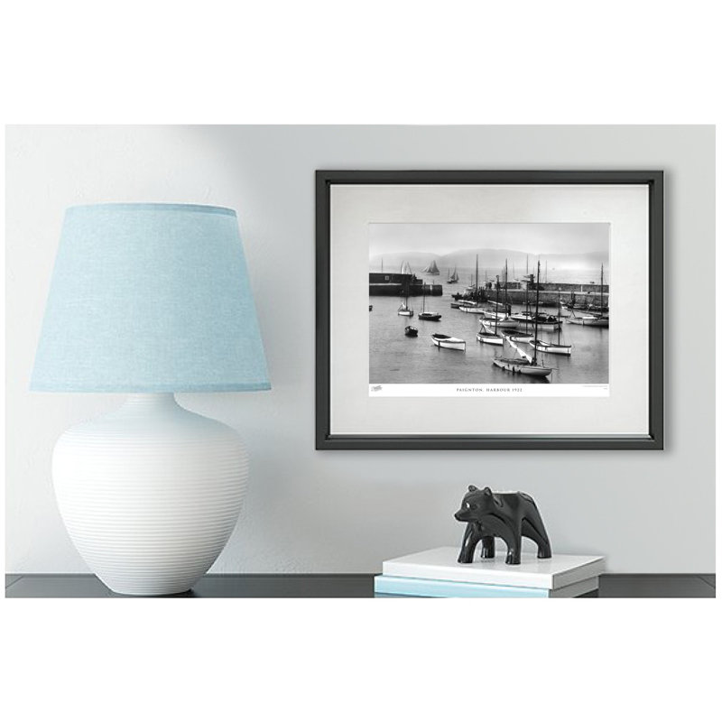 Paignton, Harbour 1922 by Francis Frith - Single Picture Frame Print, 60cm H x 80cm W x 2.3cm D