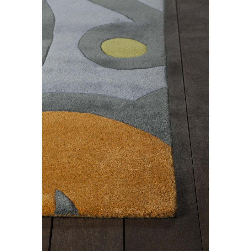 Inhabit Designer Blue/Green Area Rug, 2' x 3'