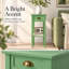 Bureau d'appoint moderne et étroit pour salon, table de chevet étroite avec tiroir et tablette, gris-vert