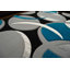 Tapis gris / turquoise à motif abstrait Mccampbell-31653877