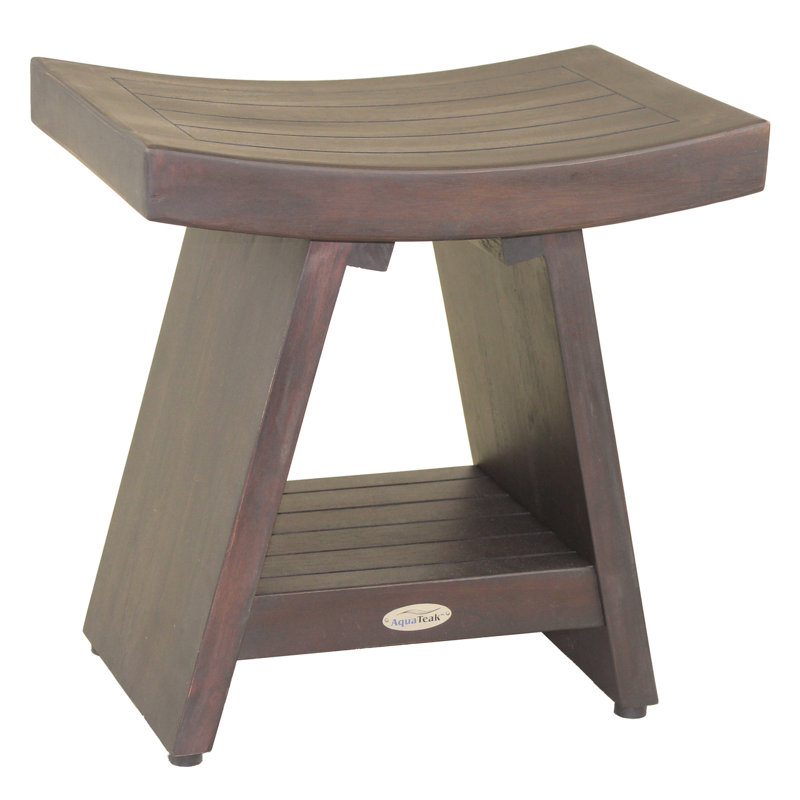 Banc de douche en teck Mocha Shield