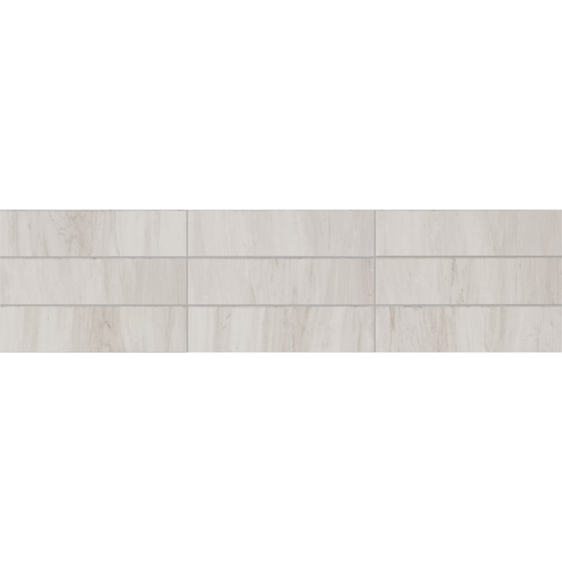 Garniture bullnose platine 3 po x 12 po Core vendu par pièce, Ciel Calacatta