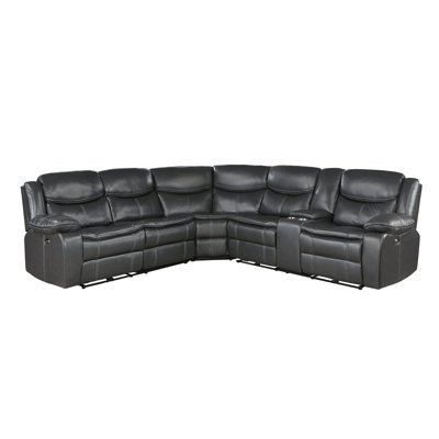 Dekalb Faux Leather Home Theater Seating