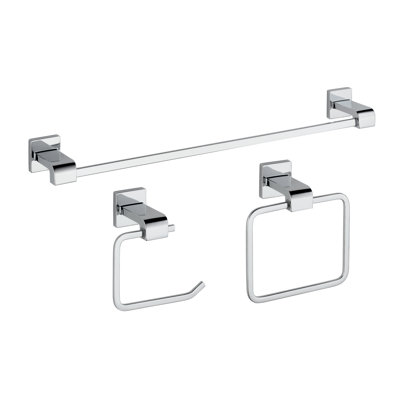 Ara 3 Piece Bathroom Hardware Set