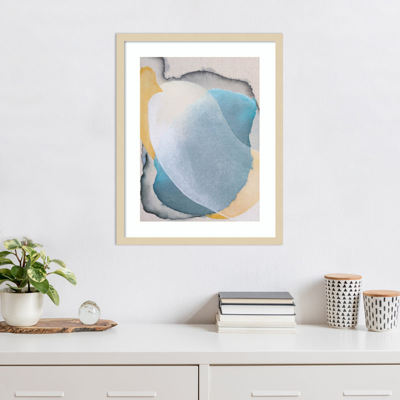 Miroir par Anastasiya Devochkina, reproduction d'art encadrée sur bois, H 25 po x l 20 po
