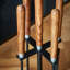 Wooden Handle Round Companion Set H73cm W24cm