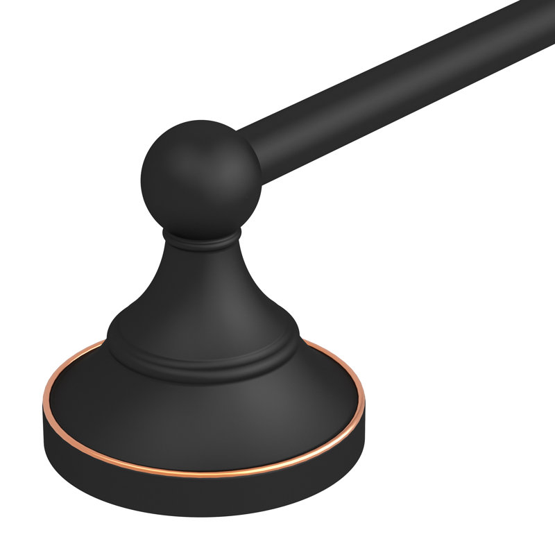 5 - Piece Bathroom Hardware Set, Black/brown
