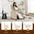 19" W Modern and Soft Touch Faux Chenille Fabric Comfortable Upholstered  Manual Recliner-285947430