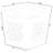 Flexible Plastic Carry Laundry Basket Holder Square Storage Hamper With Side Handles, 3 set-276889344