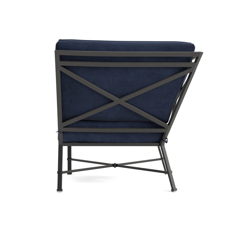 Venetian Outdoor Patio Sectional, Fusion Neptune, Textured Pewter