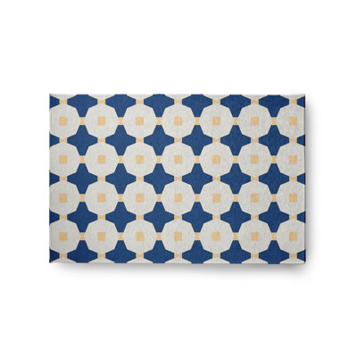 Cynamon Chenille Geometric Indoor Rug