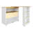 360° Rotating Bar Table With Glass Doors And Led-1035434523