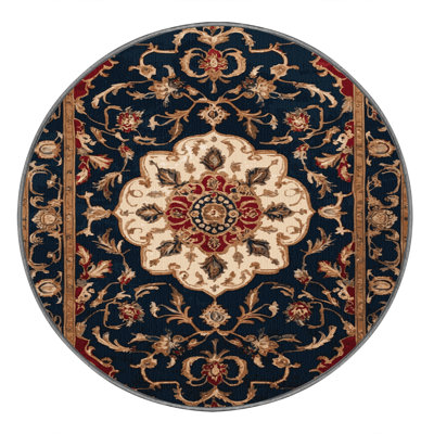 Machine Washable French Gray Area Rug