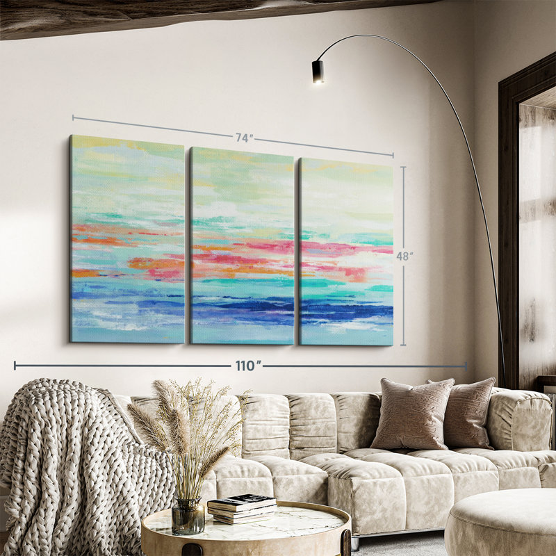 Nature «California Surf Canvas Print» sur, H 74 po x l 48 po