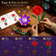 Jeu de construction de fleurs féeriques pour l'Halloween, 995 pièces : roses, tournesols, lys et orchidées, décoration de bureau, cadeau pour les 10 ans et plus