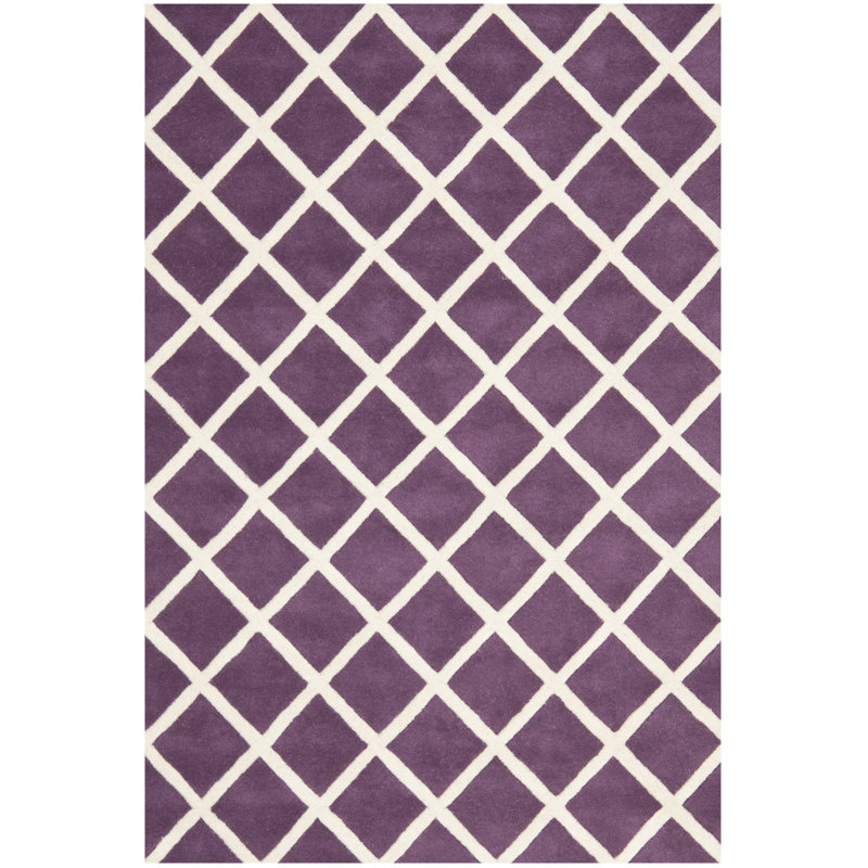 Benford Geometric Wool Hand Woven Area Rug, Rectangle 183 x 274 cm