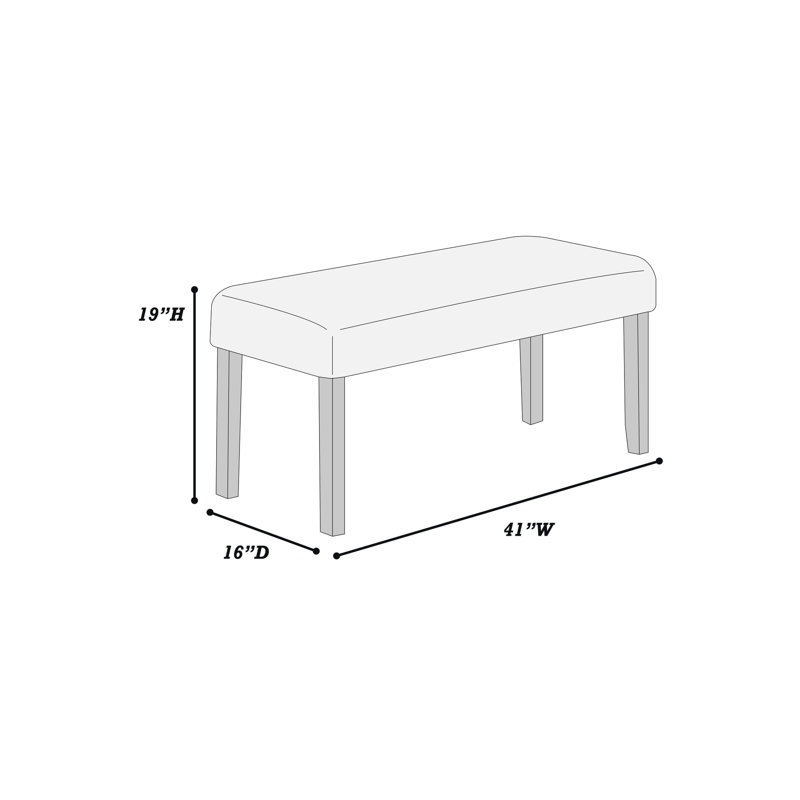 Banc de salle à manger Modern