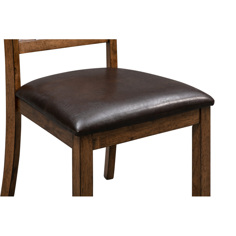 Aeden 0'' H Faux Leather Upholstered Side Chair