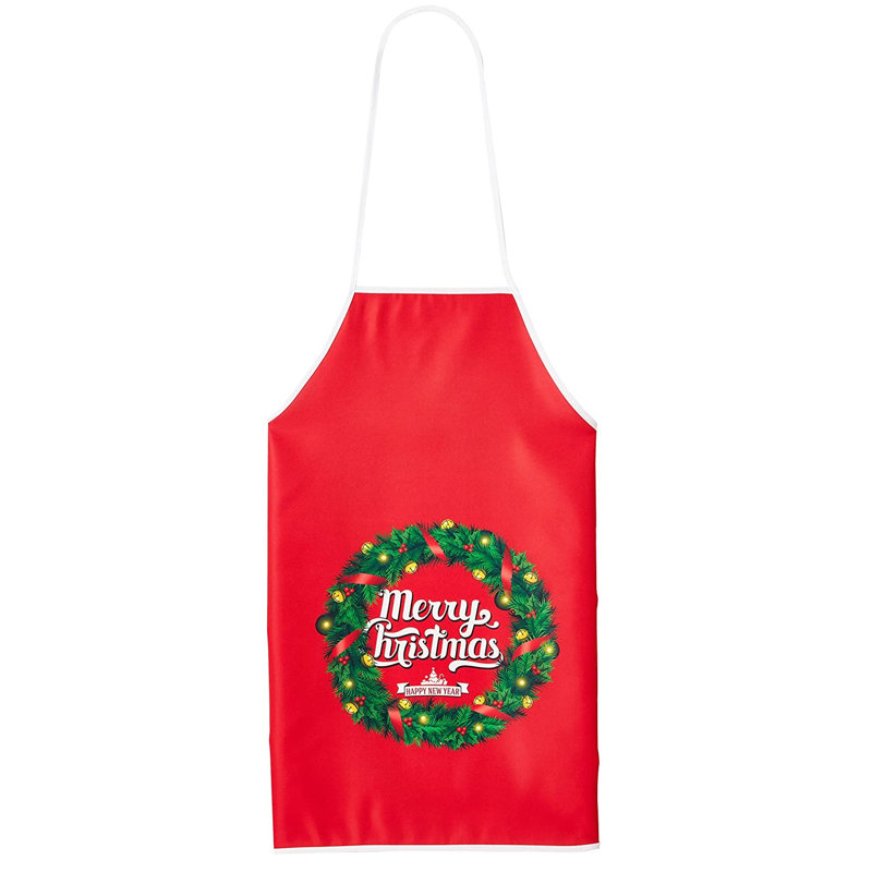 Christmas No Pattern Bib Apron
