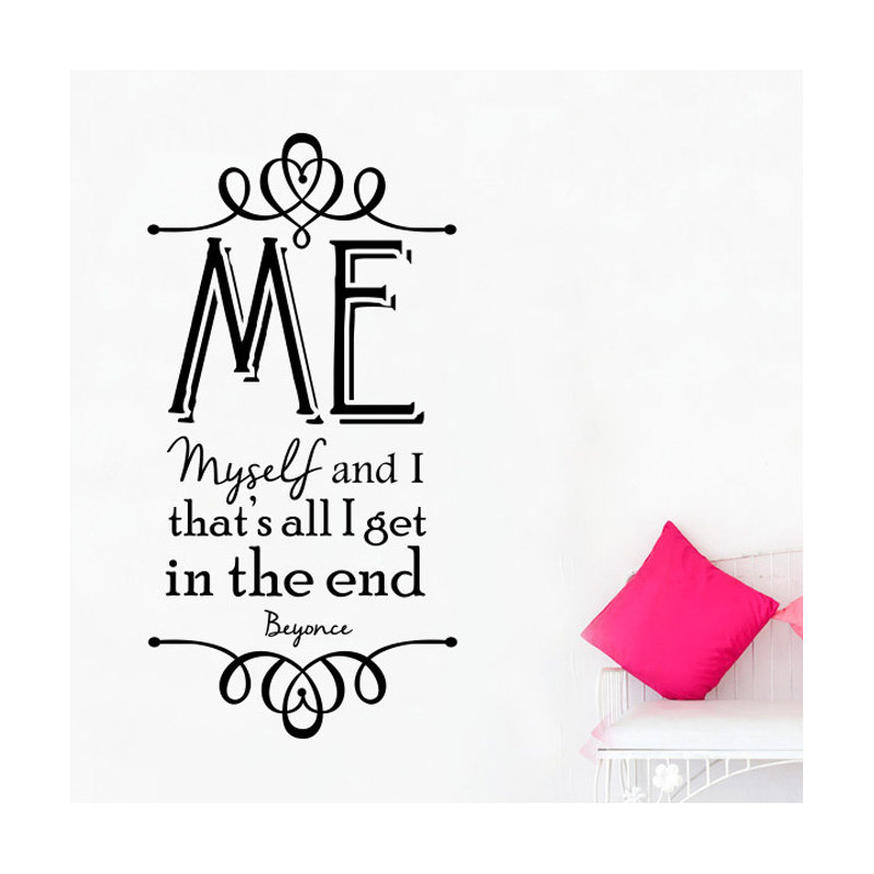 Wall Decal, Black, Large