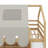 Delightful Wooden Loft Bed Boasting A House-Shaped Frame And Tent-Style Canopy-114355515-114355517
