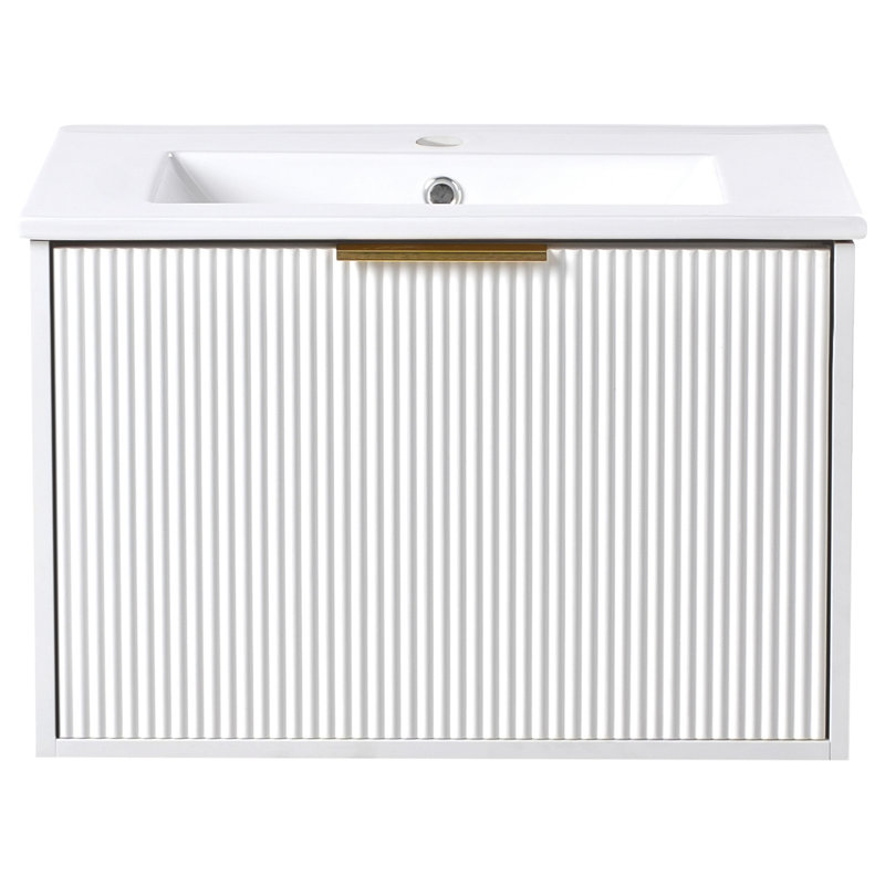 Rutilia 60.00mm Single Bathroom Vanity with Basin, Gold