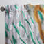 Abstract Semi-Sheer Thermal Rod Pocket Single Curtain Panel-70404892