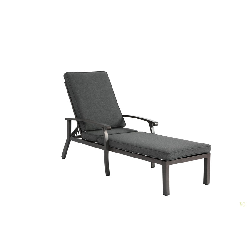 Méridienne en aluminium coulé, Gris