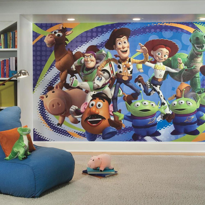 Très grand panneau mural 10,5 pi x 72 po Toy Story 3