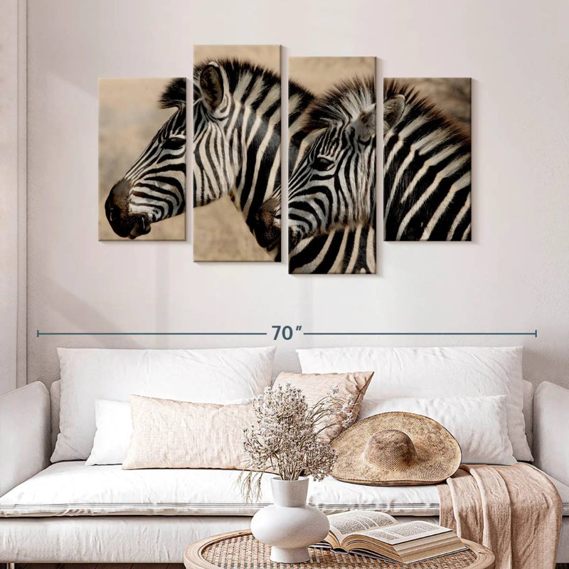 Zebra Friends, H 32 po x l 52 po