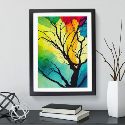 Vibrant Abstract Trees No.2 - Wall Art