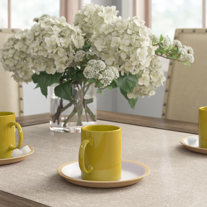 Plainfield Stoneware Coffee Mug, Yellow