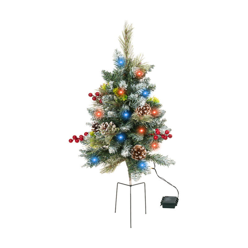 2.33' H Lighted Artificial Christmas Tree