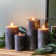 Rustic Slate Unscented Pillar Candle