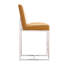 Tabouret de comptoir rembourré en cuir végétalien Element-1832167614-1840703713
