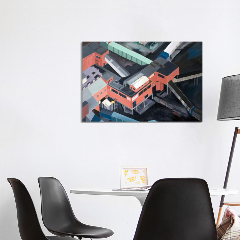 Nottingshire Coal Mine 1 Piece Wrapped Canvas Painting, 101.6 cm H x 66.04 cm W x 1.91 cm D