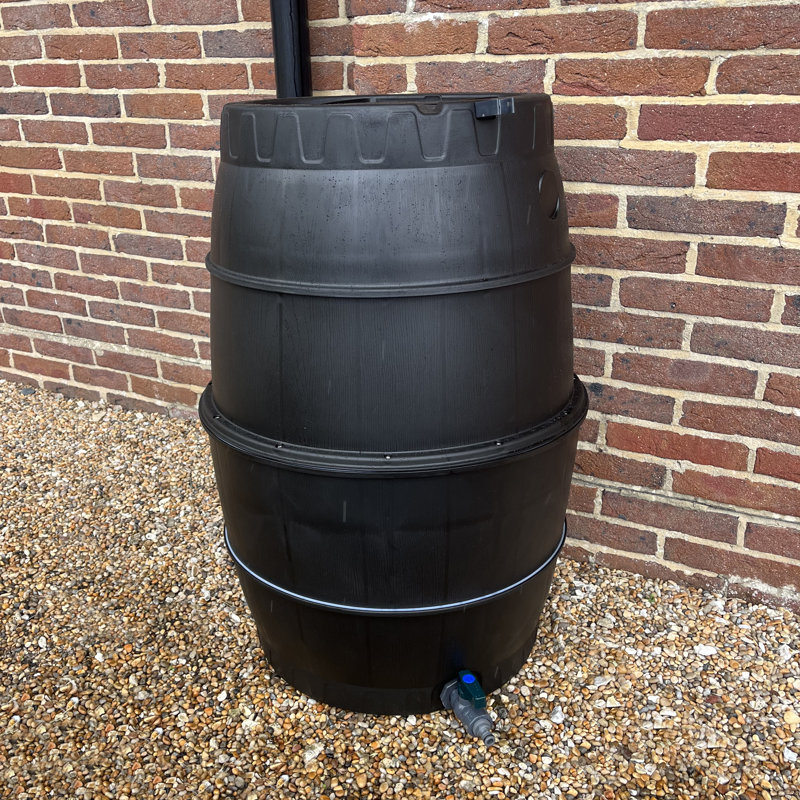 Selections 170L Weather Resistant Plastic Rain Barrel