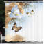 Ensemble de rideau de douche floral et crochets-94822033-44247689