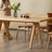 Burlywood Rectangular Solid Wood Dining Table-1725698743