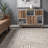 Haki Wool Geometric Indoor Rug-534506467
