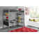 Agastya Twin Metal Loft Bed with Bookcase by Isabelle & Max
